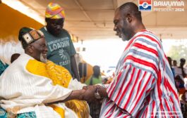 NAPO Seeks Prayers, Blessings And Wise Counsel From Dagbon Overlord