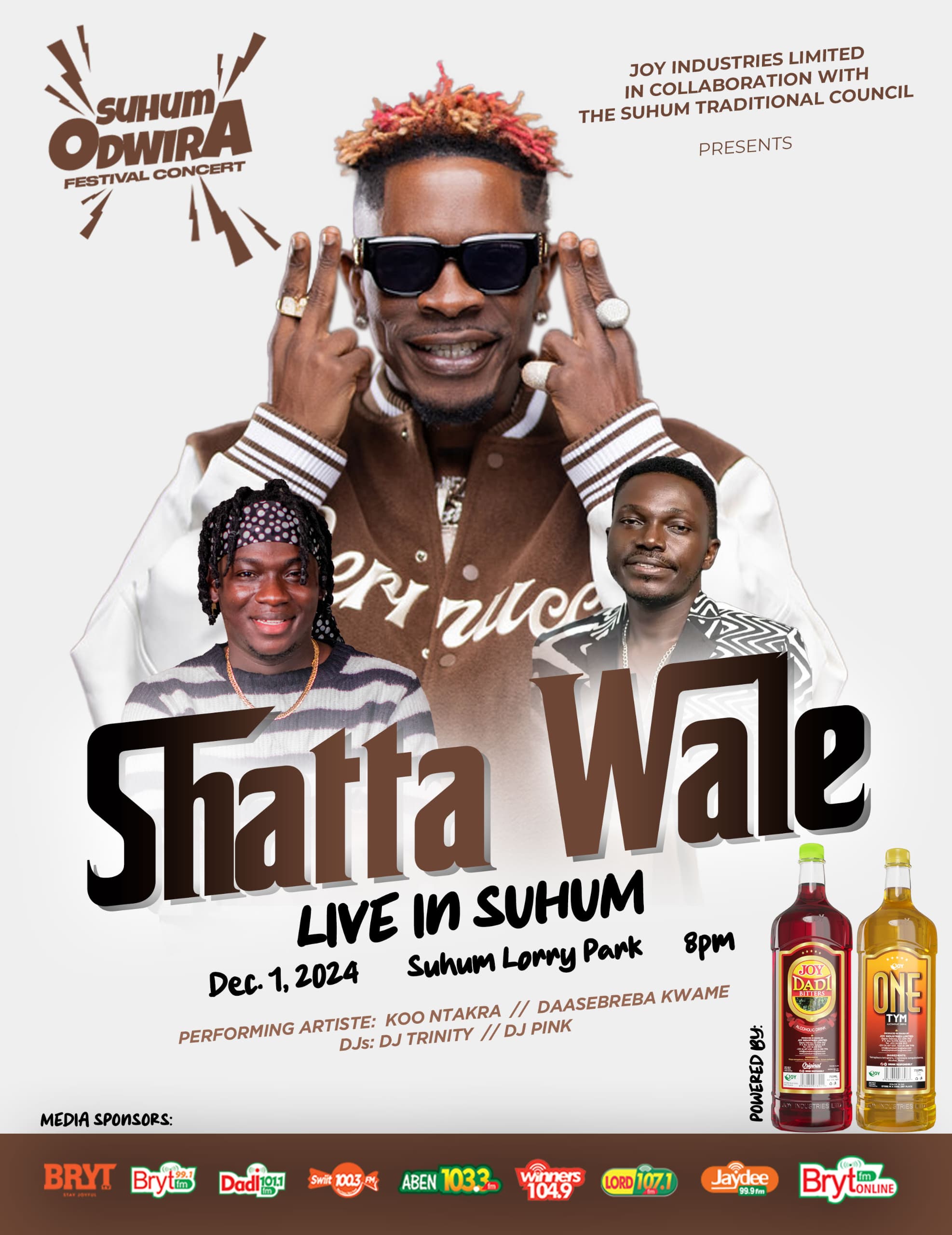 Suhum: Shatta Wale To Climax Odwira Festival With Electrifying Performance On Sunday