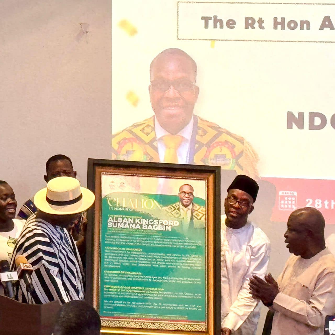 NDC Professional Forum Honours Speaker Of Parliament