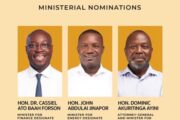 Parliament: Speaker Announces Ministerial Nominees To The House