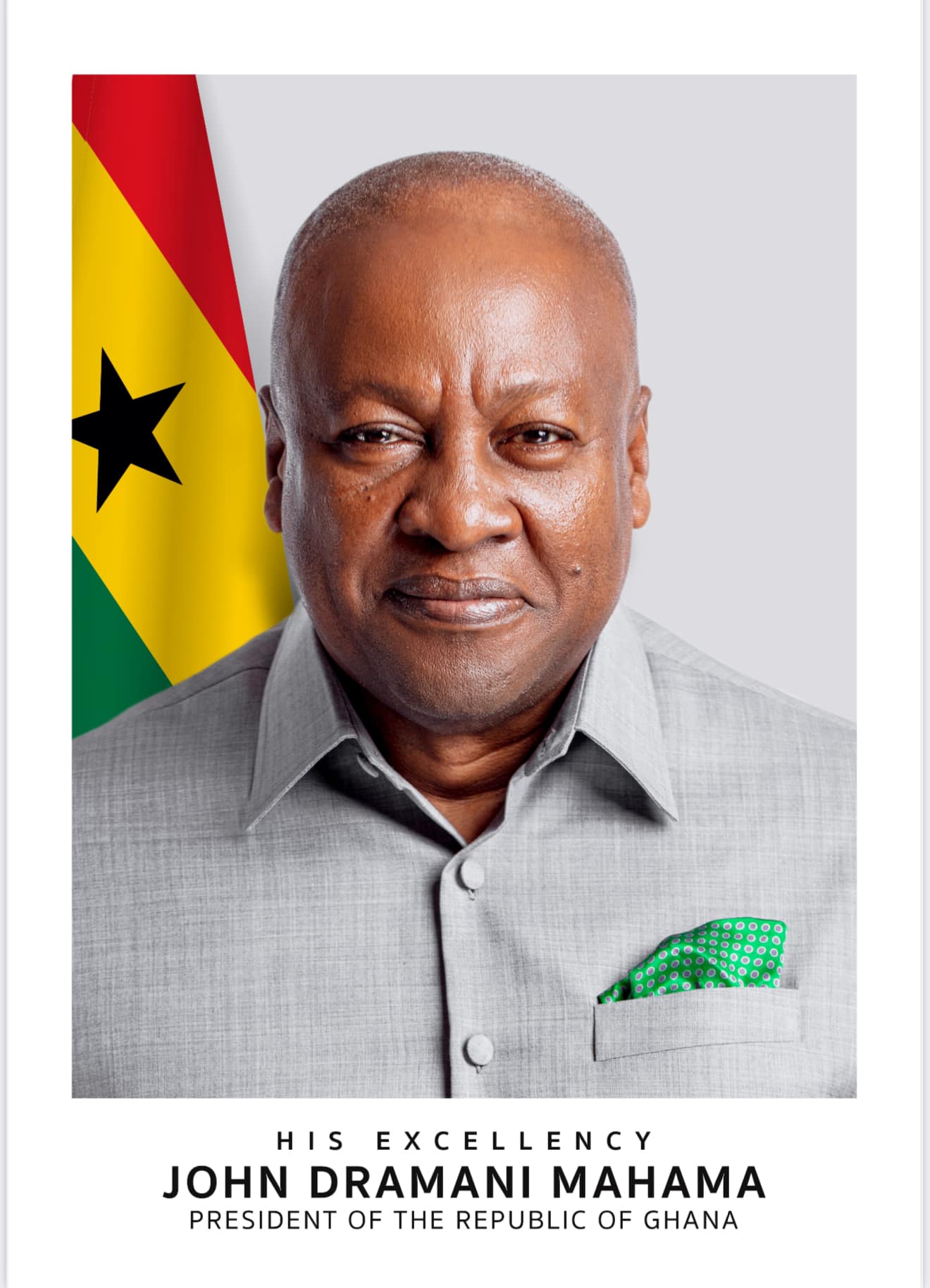 Mahama's Official Portrait: Govt Has Not, And Will Not, Contract Any Organization Or Individual To Produce Framed Versions - Statement