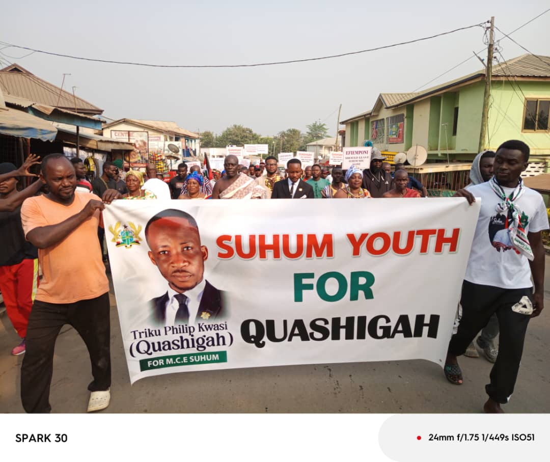 E/R: Traditional Leaders, Assembly Members Throw Support For Triku Philip Quashigah As Suhum MCE