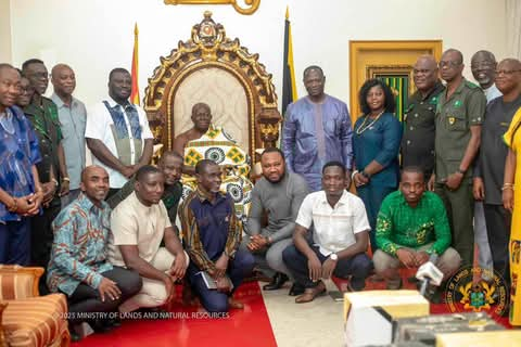 A/R: Asantehene Pledges Support To Renewed Fight Against Illegal Mining