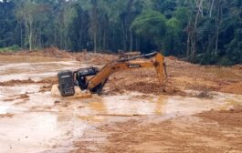 E/R: Forestry Personnel Set Four Excavators Ablaze In Ayensuano, Minister Assured of Investigation