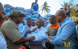 V/R: President Mahama Donates To Tidal Waves Victims As He Pledges Solution