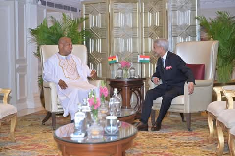 Ghana’s Foreign Minister Okudzeto Ablakwa In India For Bilateral Talks