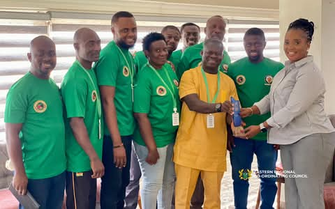 New Juaben Table Tennis Club Pays Courtesy Call On Eastern Regional Minister