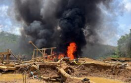 Headline: 56 Arrested In Massive Crackdown On Illegal Mining In Tarkwa Nsuaem