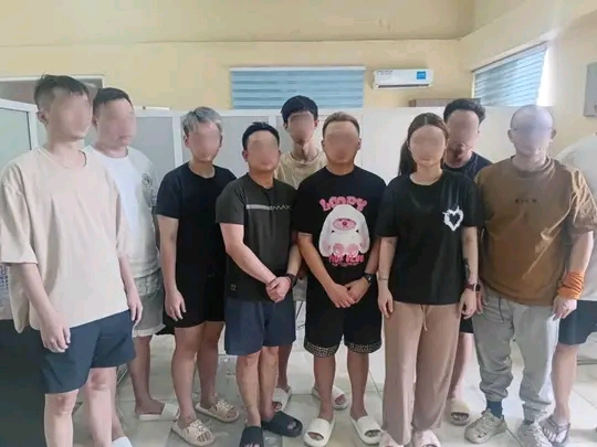 Weija: Police Arrest Nine Chinese And A Malaysian For Alleged Cybercrime Activities
