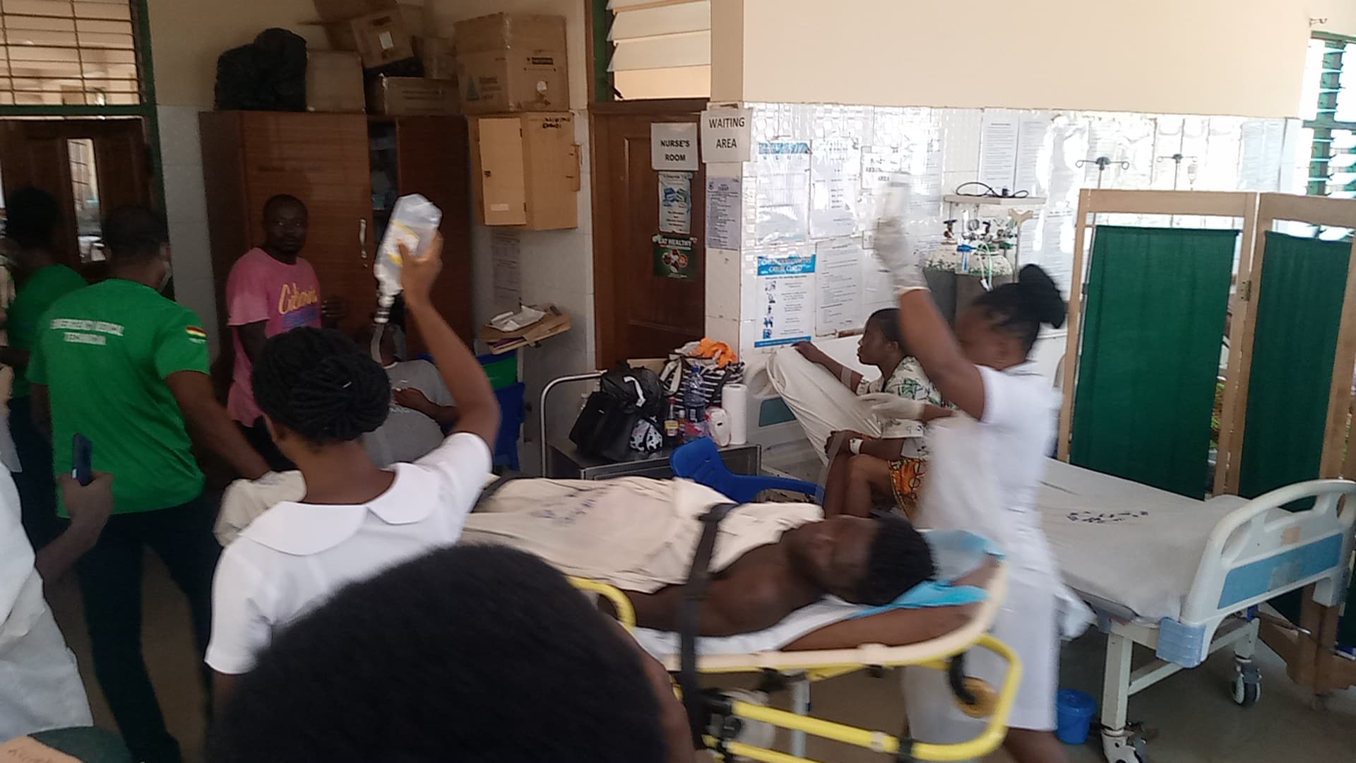 C/R: Horrible As Man’s Intestines Exposed After Vulcanizer Machine Explode In Mankesim