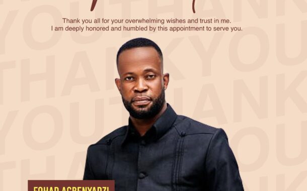 Fohad Agbenyadzi Expresses Gratitude After Appointment As NAP Deputy National Coordinator