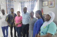 Staff Of Akwadum Health Centre Pays  Courtesy Call On New Juaben North MCE, Present Challenges