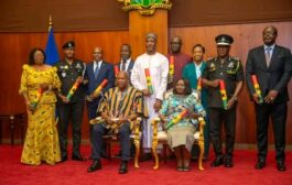 Mahama Swears In Chairperson And Members of The Governing Council of The Ghana Police Service
