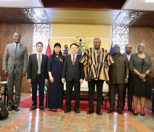 President Mahama Receives Letters of Credence From Five Envoys