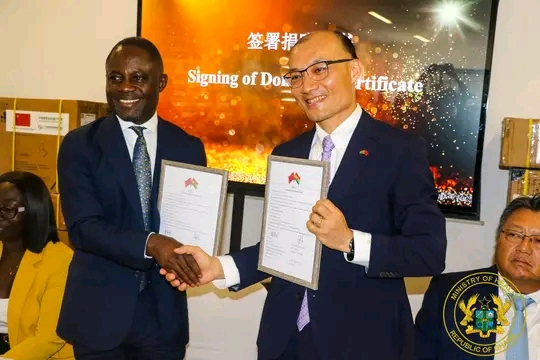 Chinese Medical Team Donates To LEKMA Hospital