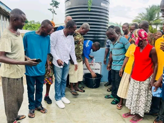 E/R: Ayensuano MP Commissions Borehole For Akwadum-Teshie