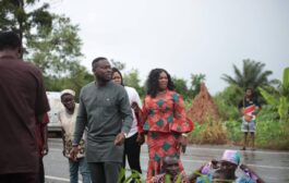 Near Fatal Accident On Koforidua -Adukrom Road, Eastern Regional Minister Assists In Rescue Of victims