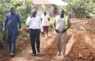 E/R: Gyamfikrom Assembly Member Hails New Juaben North MCE For Reshaping Of Poor CHPS Compound Road