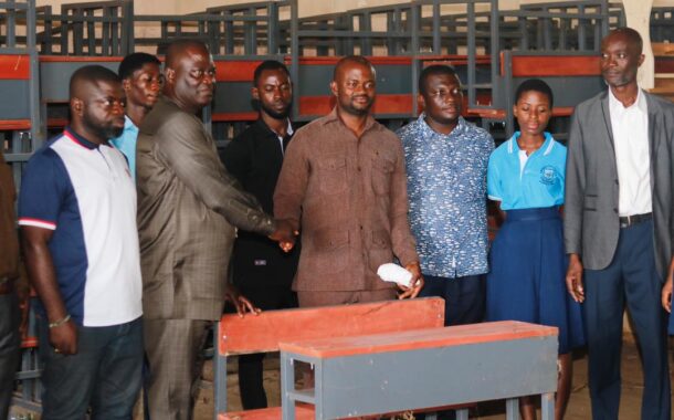 New Juaben North MCE Rescues KOTECH With 250 Desks