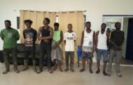 Central North Police Command Arrest 3 Burkinabes, 5 Ghanaians For Engaging In Illegal Mining At Ayanfuri