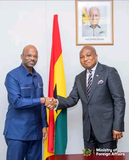 CIGCI Executive Secretary Pays Courtesy Call On Foreign Affairs Minister