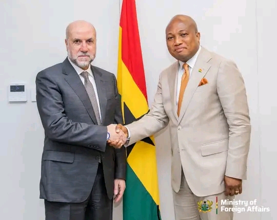 Ablakwa Holds Meeting With Palestinian Chief Justice