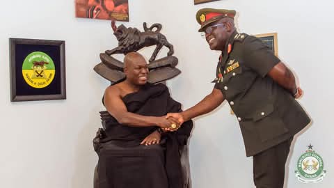 NACOC Director-General Pays Courtesy Call On Akwamumanhene Odeneho Kwafo Akoto III