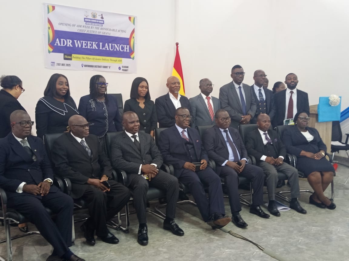 Acting Chief Justice Launches ADR Week In Koforidua, Calls On Ghanaians To Use It Resolve Civil And Family Disputes