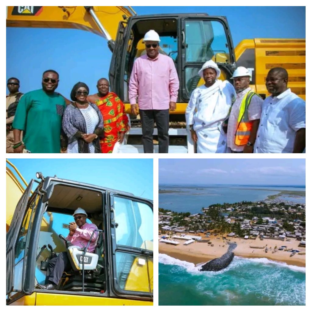 V/R: Second Phase of Blekusu Coastal Protection Project Begins