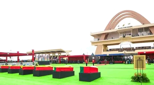 Ghanaians Call For Unity As Helicopter Fallen Heroes Laid To Rest