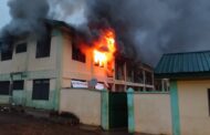E/R: Fire Destroys Housemaster’s Residence At Oyoko Methodist SHS In Koforidua