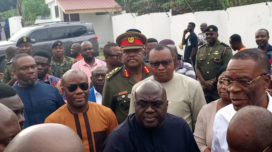 Top Government And NDC Officials Visit Family Of Late Dr. Omane Boamah In Koforidua, Mother Relocated To Accra