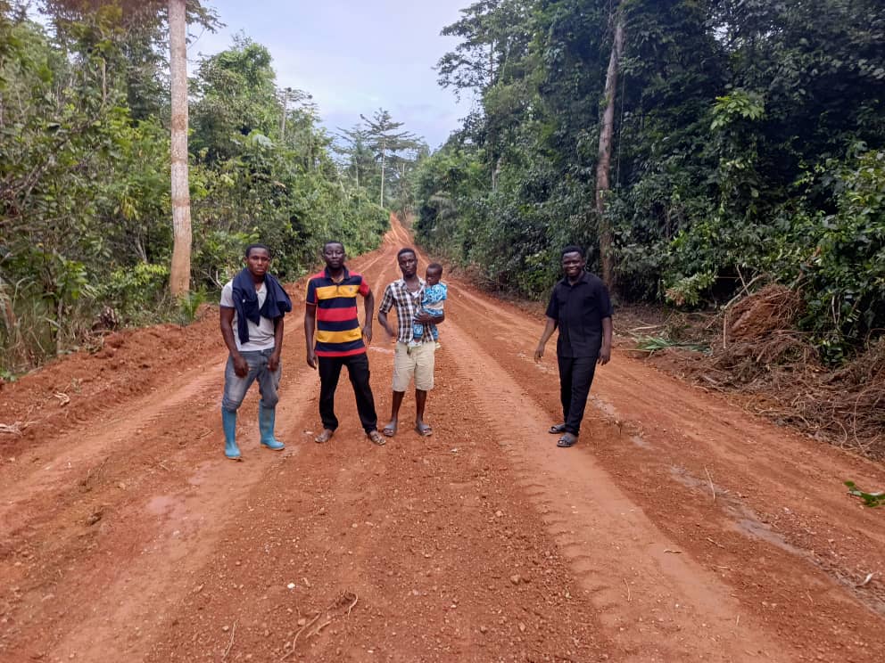 Amenfi Central MP Improves Road Infrastructure; Residents Show Appreciation