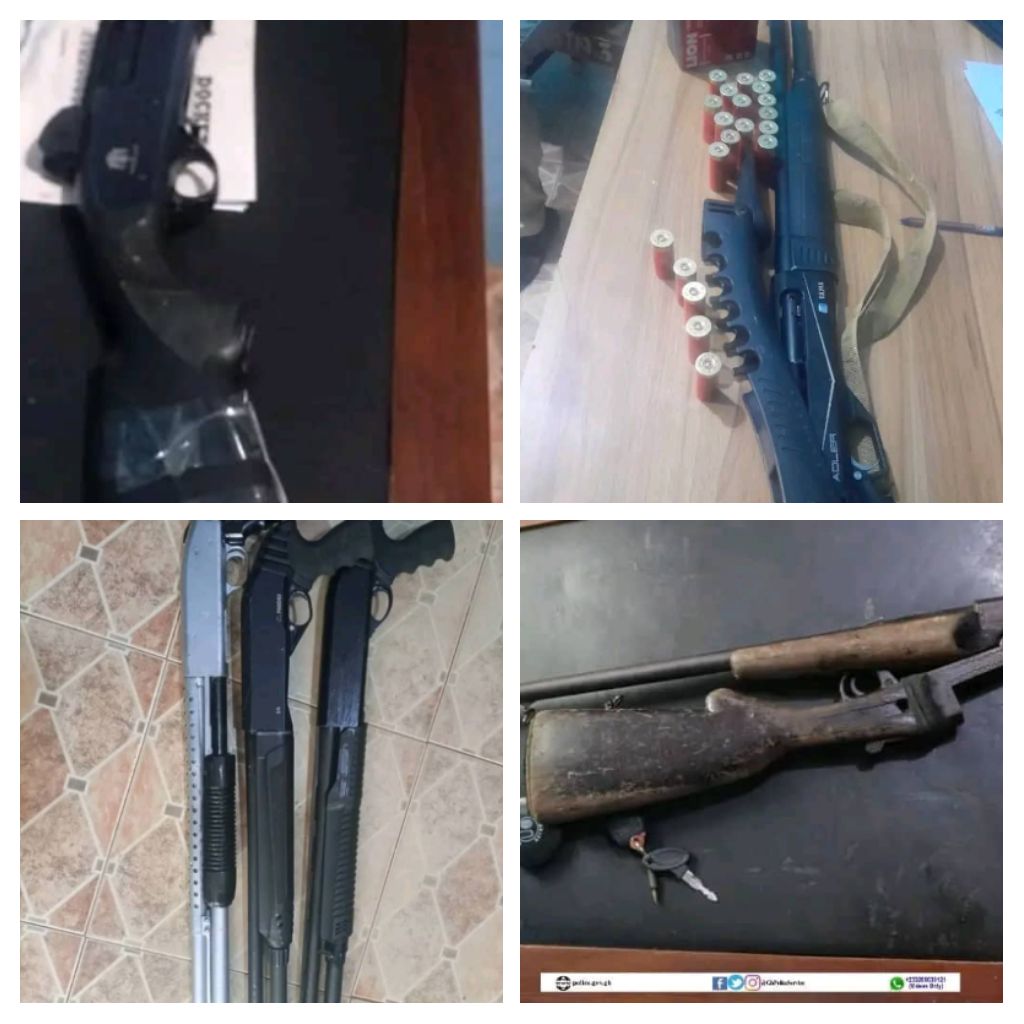 Akwatia By-Election: Police Arrest Ten Suspects With Nine Weapons