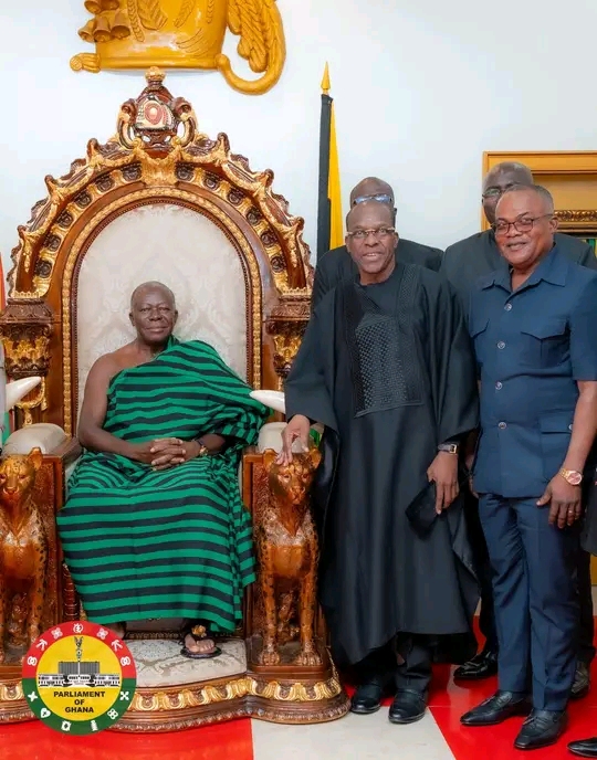 Speaker Bagbin Pays Respects To The Asantehene
