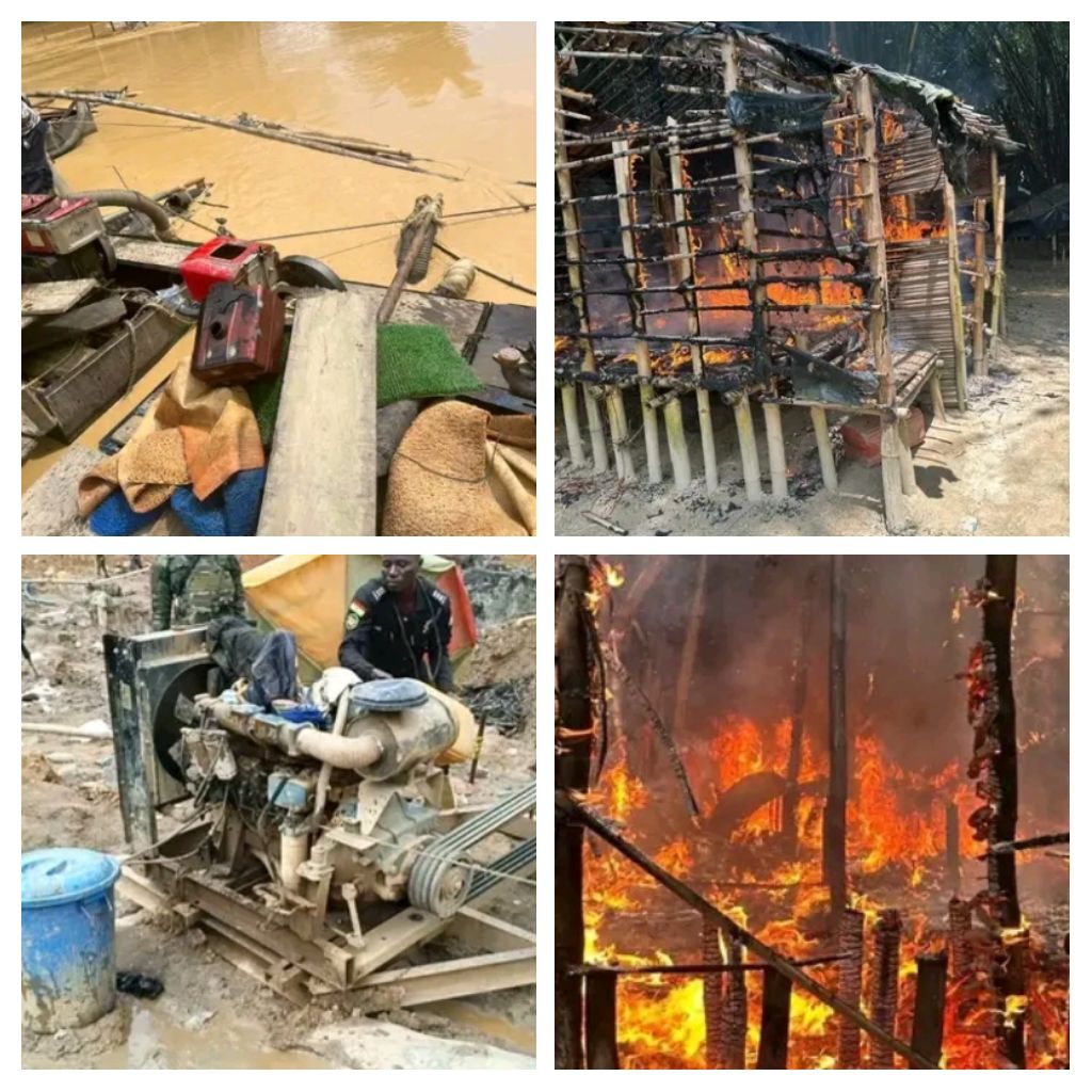 NAIMOS Task Force Storms Ankobra River, Crushes Illegal Mining Operations In Bold Riverine Patrol