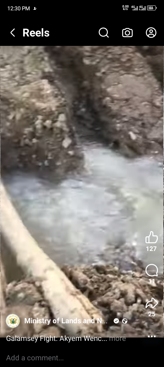 Galamsey Fight: Akyem Wenchi's River Owura Sees Visible Relief