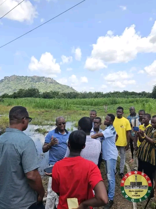 Akuse: MPs Visit Rice Farms To See Methane Emissions In Action