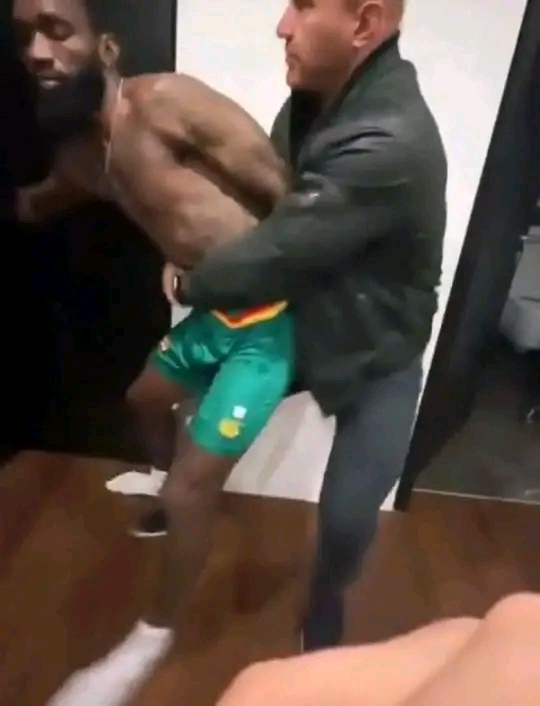 Cameroon International Ngamaleu Engages In Domestic Dispute With His Partner