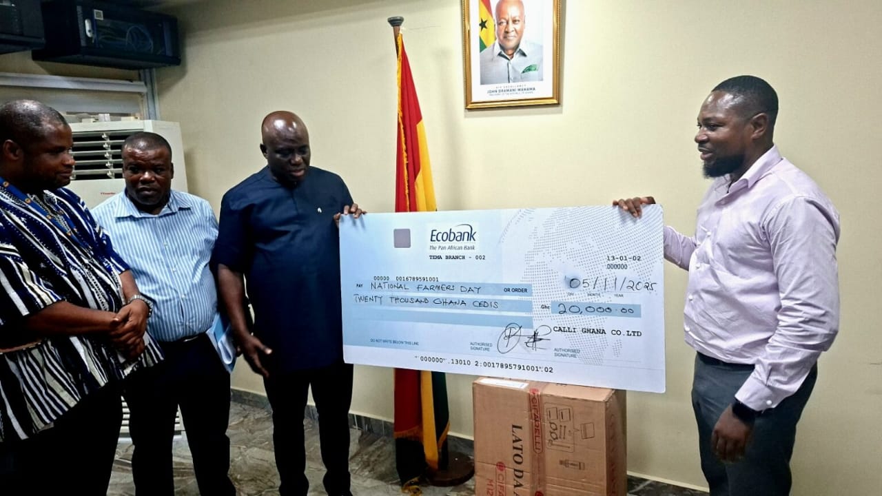 2025 Farmers' Day: Callighana Donates GH¢50 Thousand Worth Of Items To Support