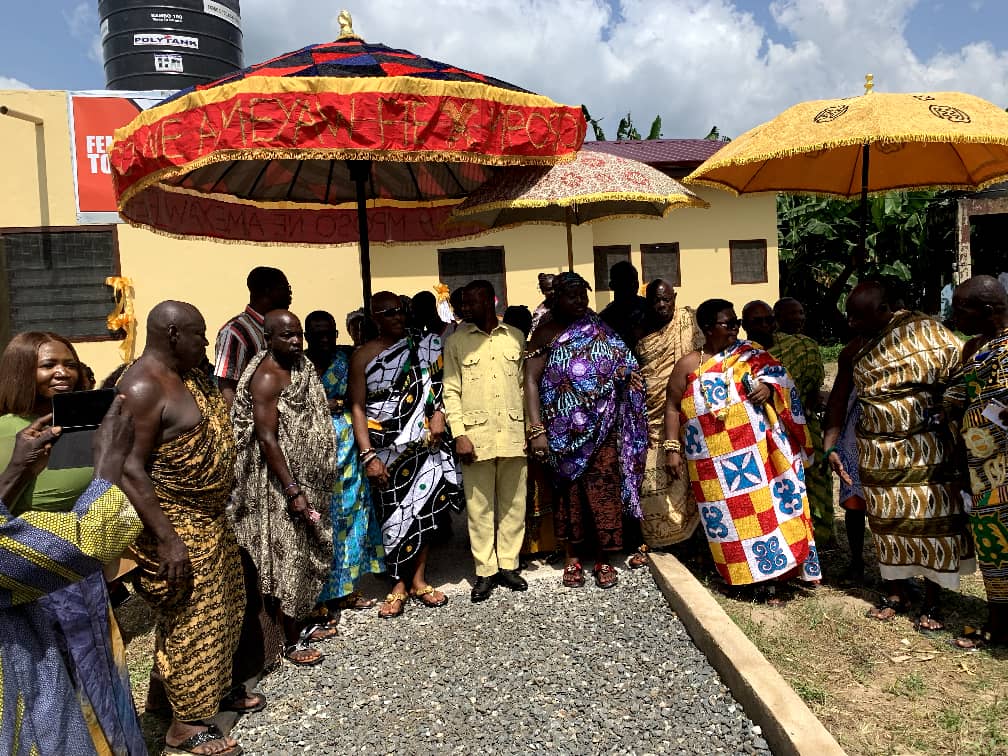 New Juaben North:  Effiduase Gets Modernized Female Toilet Facility