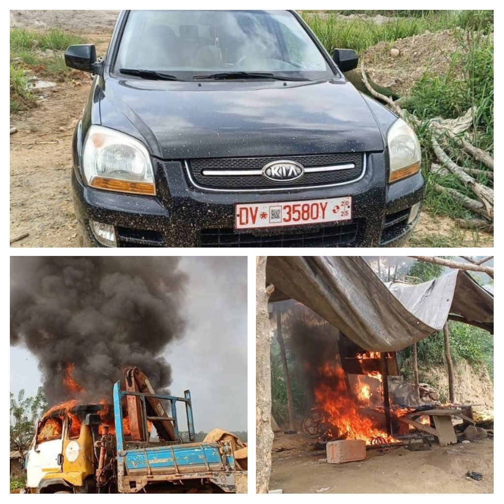 NAIMOS Disrupts Illegal Mining Activities At Obuasi