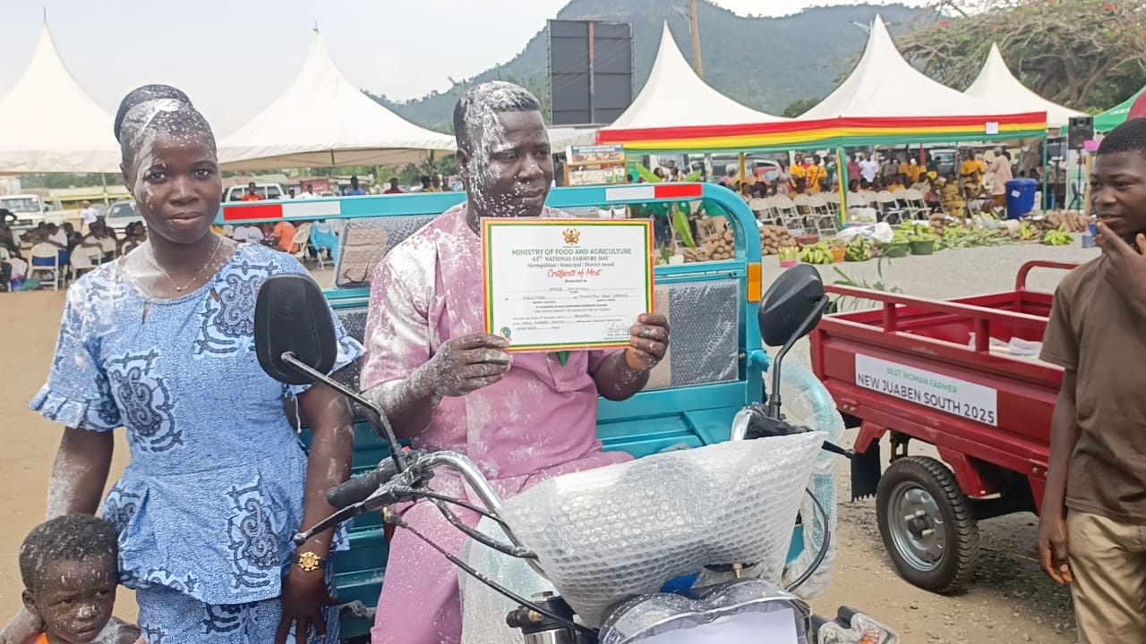 31-Year-Old Wins Overall Best Farmer In New Juaben South, Calls For Improved Rural Infrastructure
