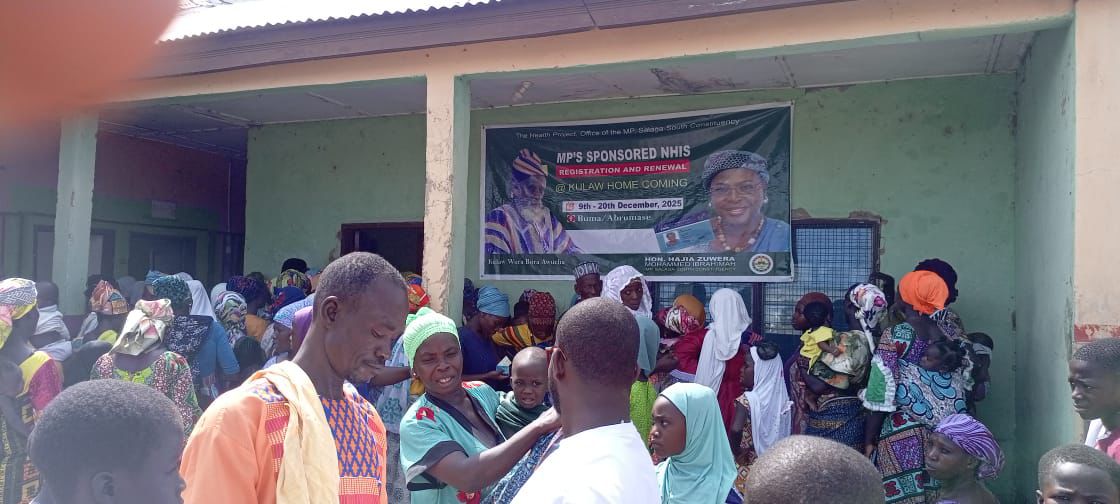 Salaga South Constituents Benefit From MP's Free NHIS Registration And Renewal