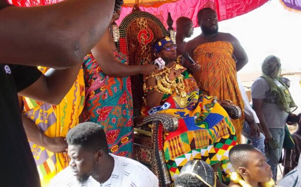 Begoro: Daasebre Nana Mireku Afari II Marks One-Year Anniversary With Grand Homecoming