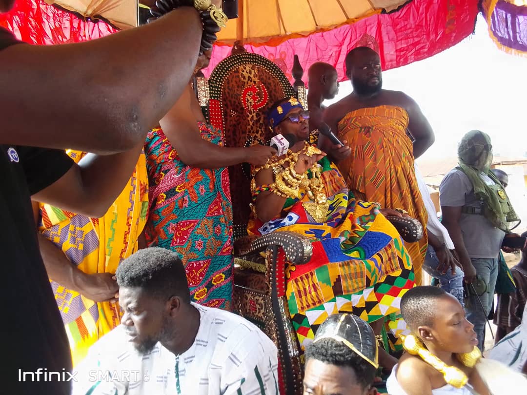Begoro: Daasebre Nana Mireku Afari II Marks One-Year Anniversary With Grand Homecoming
