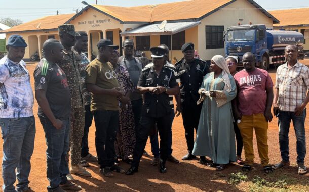 Christmas Festivities: Security Services In Salaga South Receive Cows, Other Items From MP