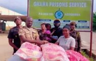E/R: Bryt Fm Staff, Wife Donate To Koforidua Prisons And Agatha Police Station Inmates After Fire Escape