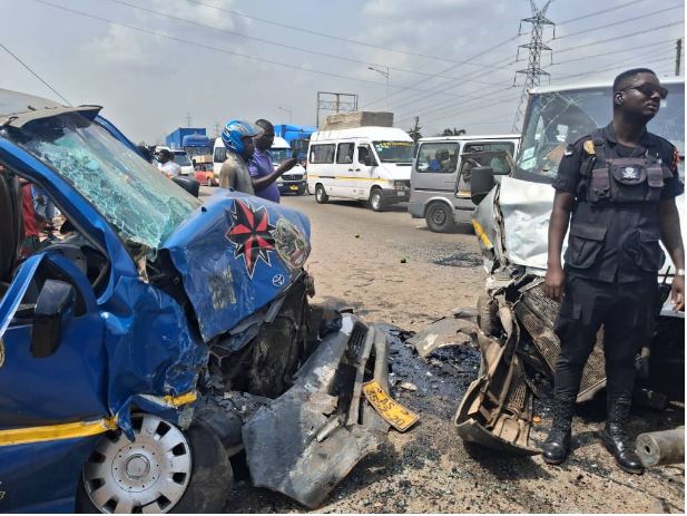 One Dead, Several Injured In Head-On Collision At Ejisu