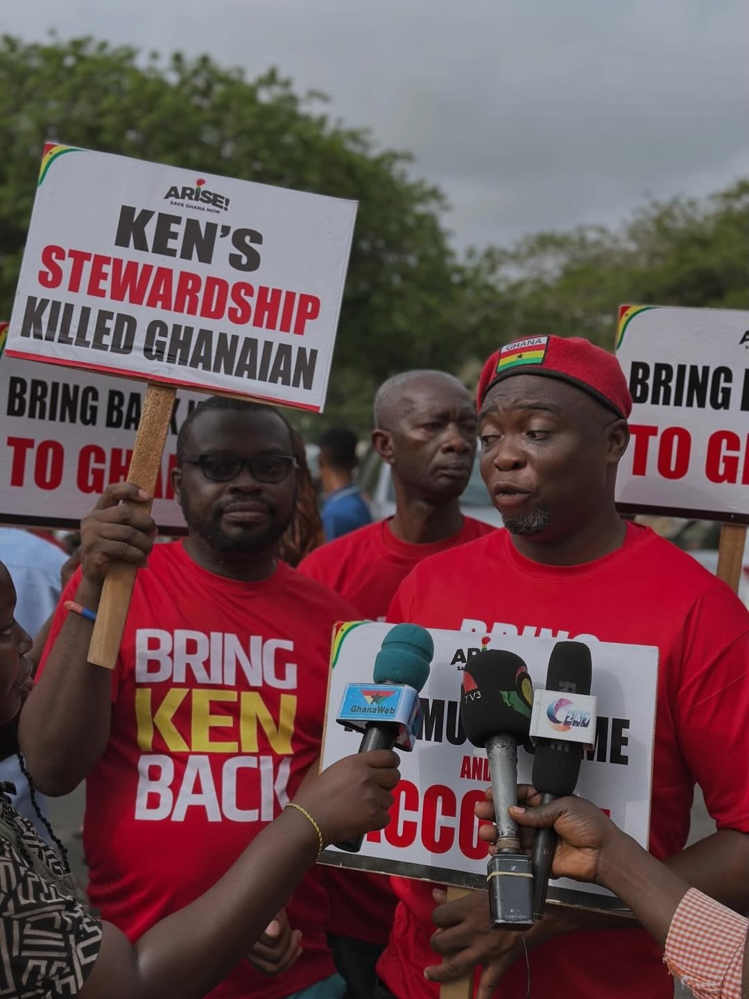 Arise Ghana Suspends U.S. Embassy Protest After Submitting Petition On Ofori-Atta’s Return